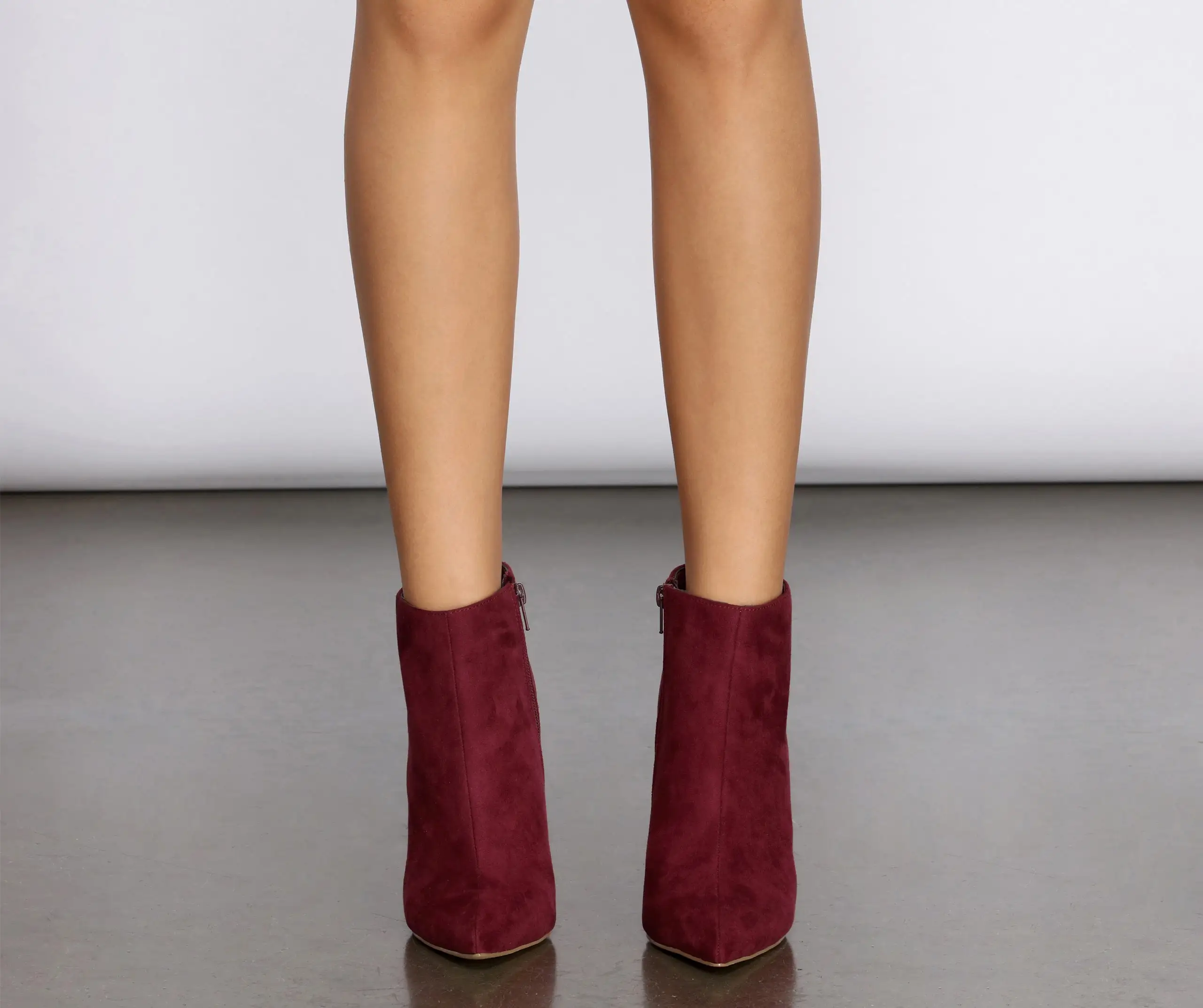 Sunday Funday Faux Suede Heel