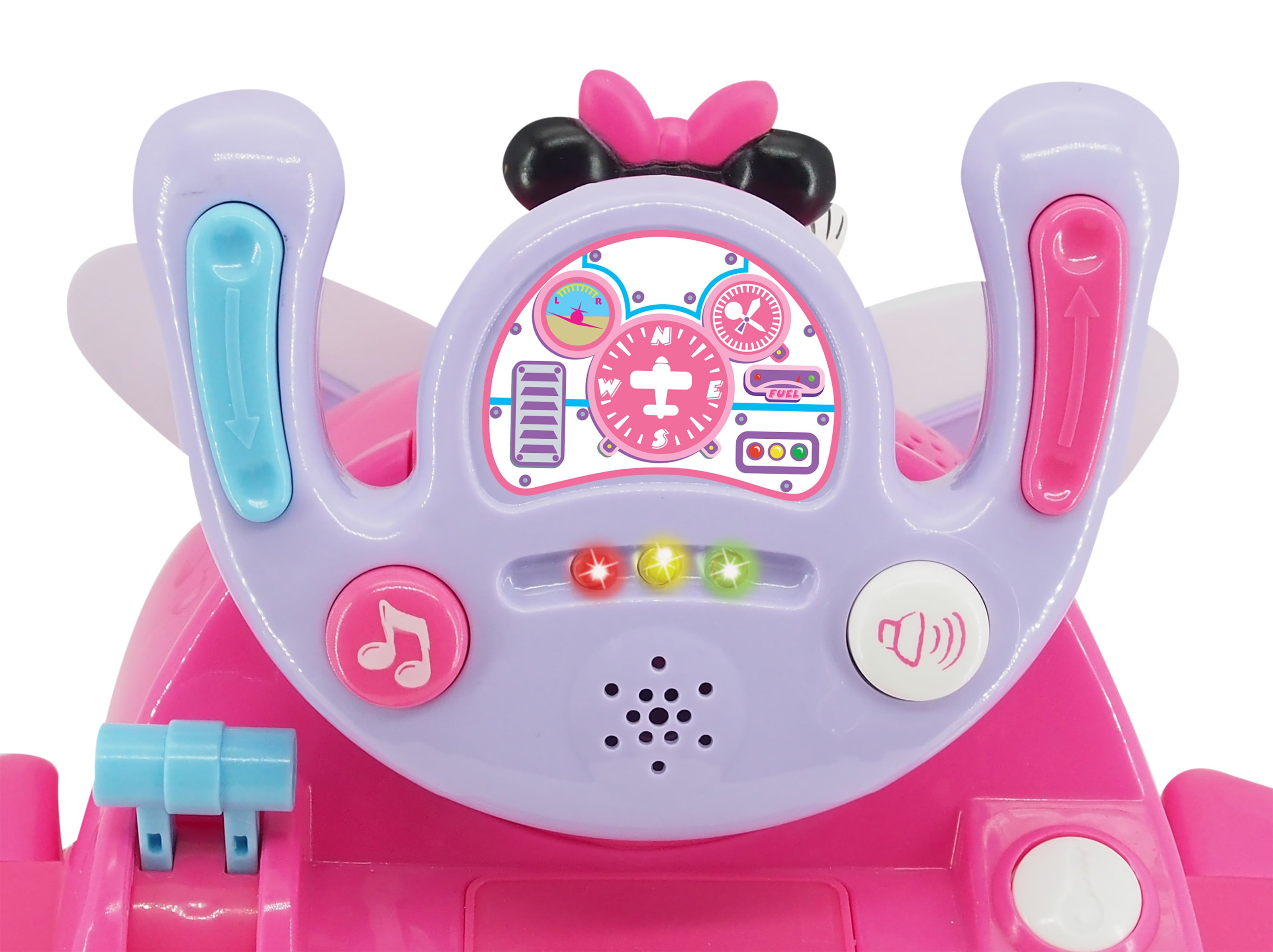 Disney Deluxe Minnie Mouse Plane Activity Ride-On with Lights and Sounds