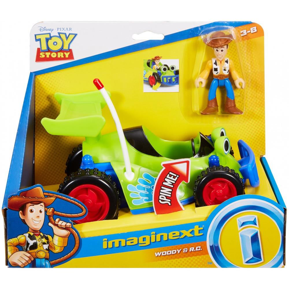 Imaginext Disney Pixar Toy Story Woody and RC Vehicle Action Figure Sets (7.4