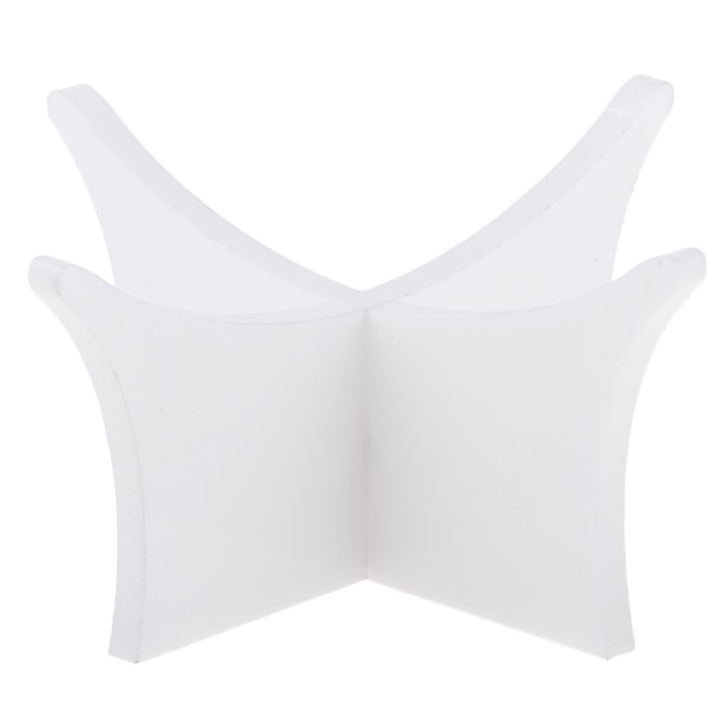 Deluxe Ball Stand - Holds Football， Basketball， Volleyball， Bowling Soccer Ball - Display Holder - Choose of Colors White