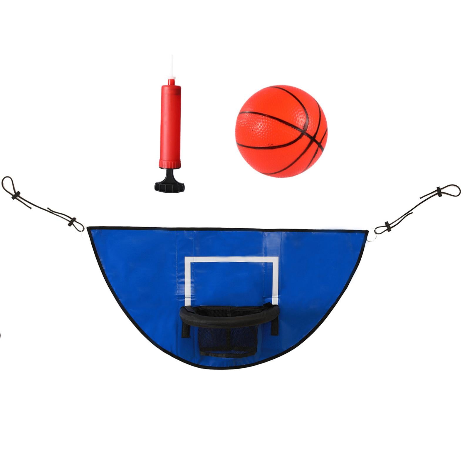 Universal Trampoline Basketball Hoop for Kids， including Small Basketball， Mini Basketball Hoop for Trampoline for Boys Girls Basketball Training