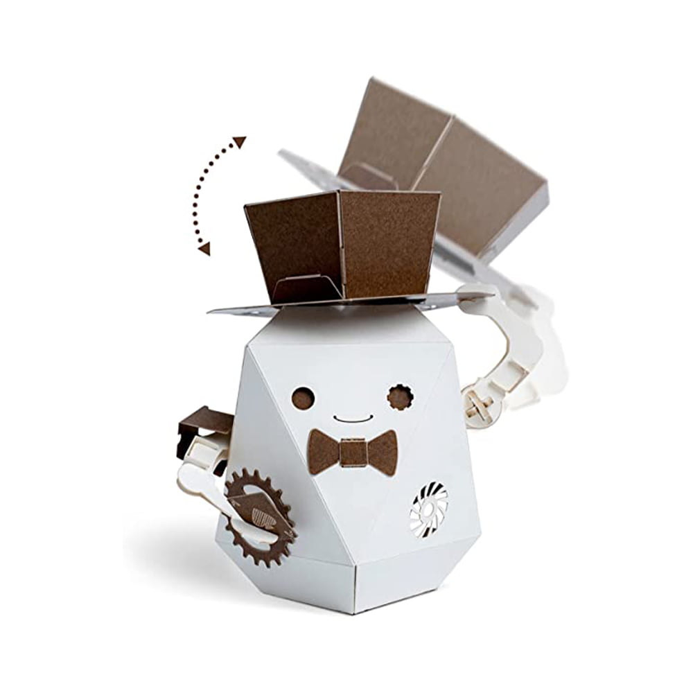 ROBOTRY Moving Paper Robots Making Kit， Magi | Crank - Learn Very Basic 5 Robot Mechanisms