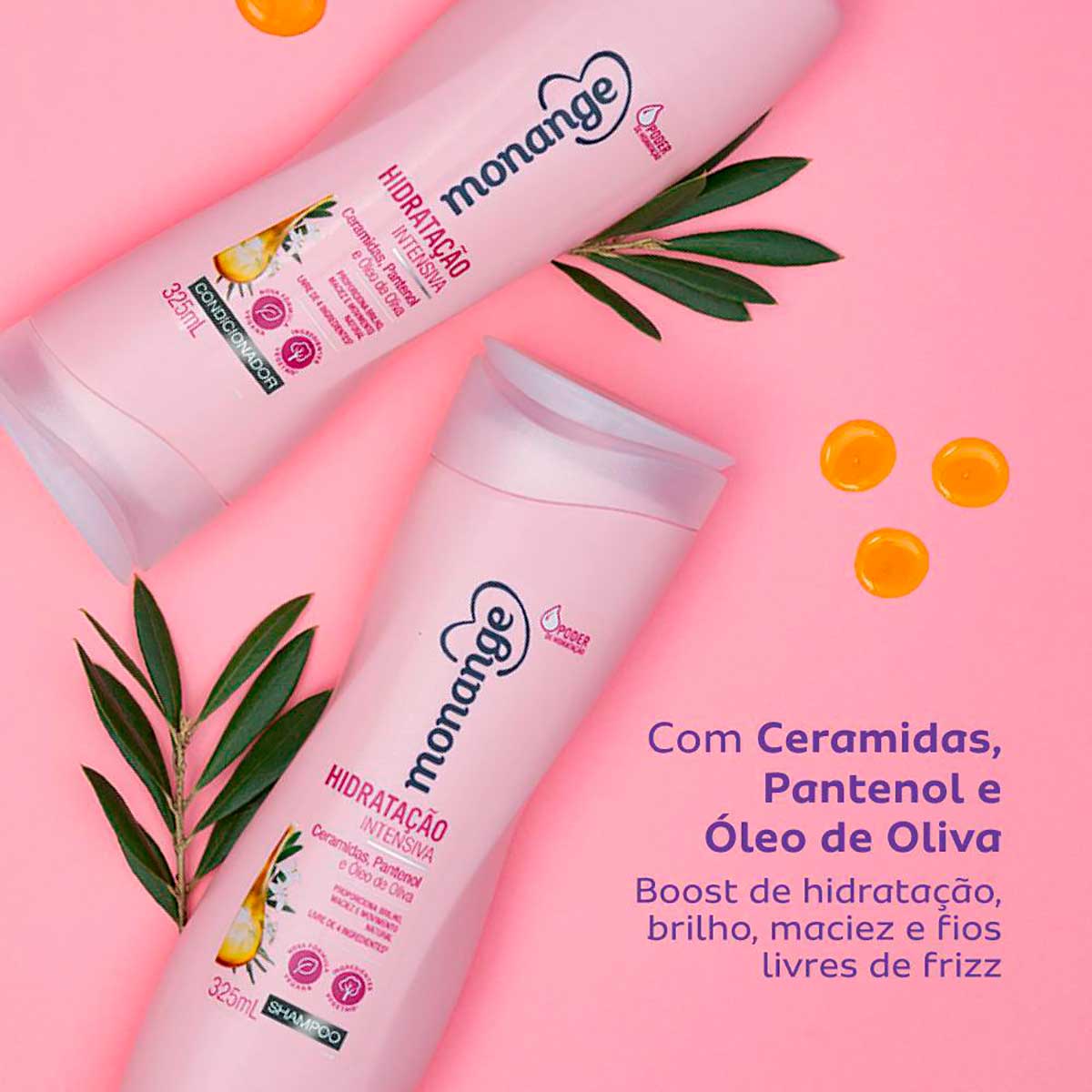 Shampoo Monange Hidrata Com Poder 325ml