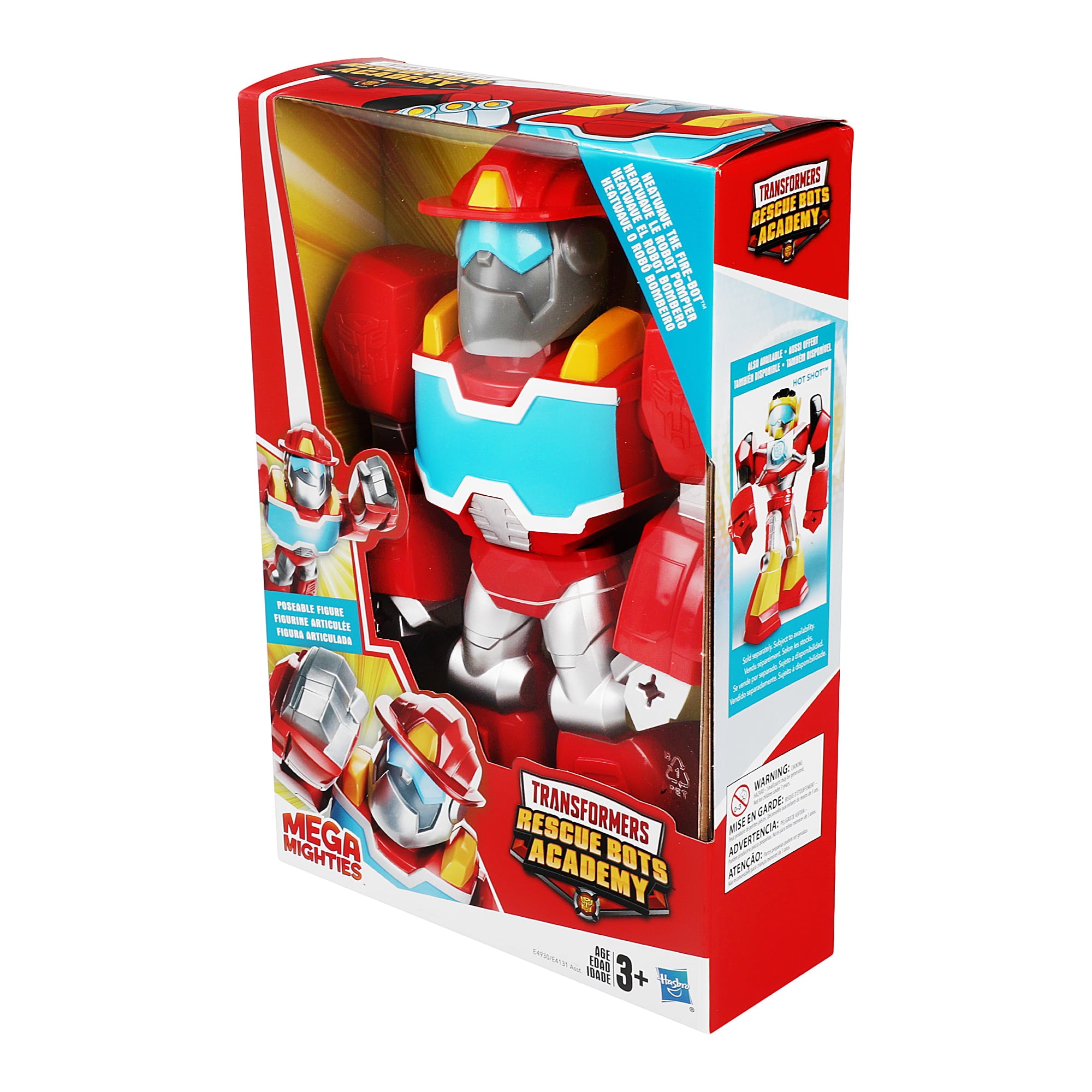 Transformers Rescue Bots Academy Mega Mighties Heatwave theFire-Bot Figures