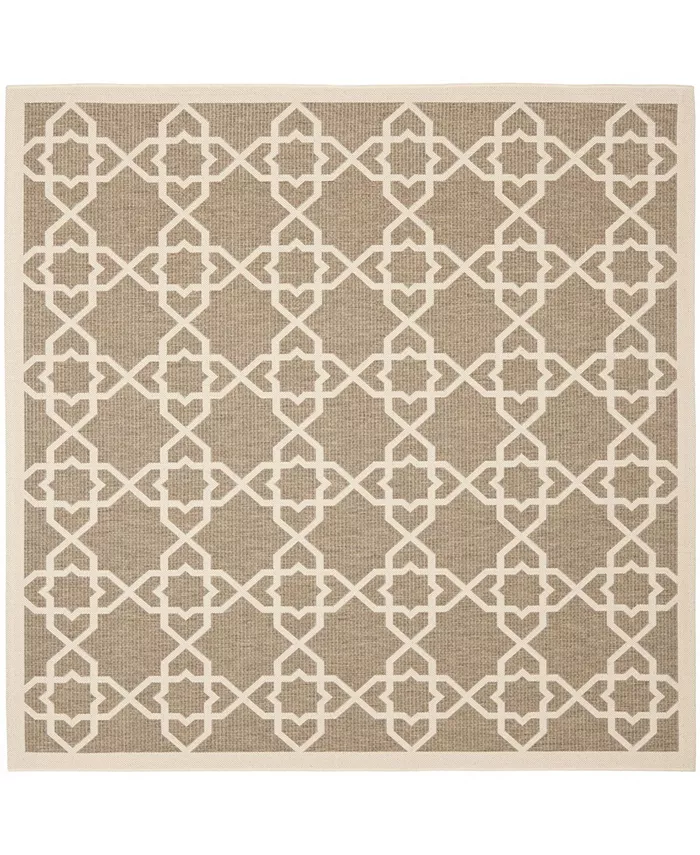Safavieh Courtyard Brown and Beige 6'7