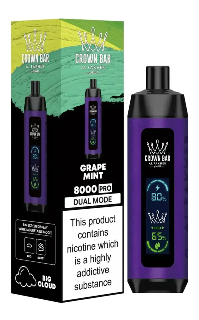Al Fakher Crown Bar Pro 8000 Disposable