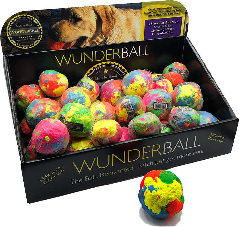 Wunderball Dog Toy Fetch Ball by WackyWalkr