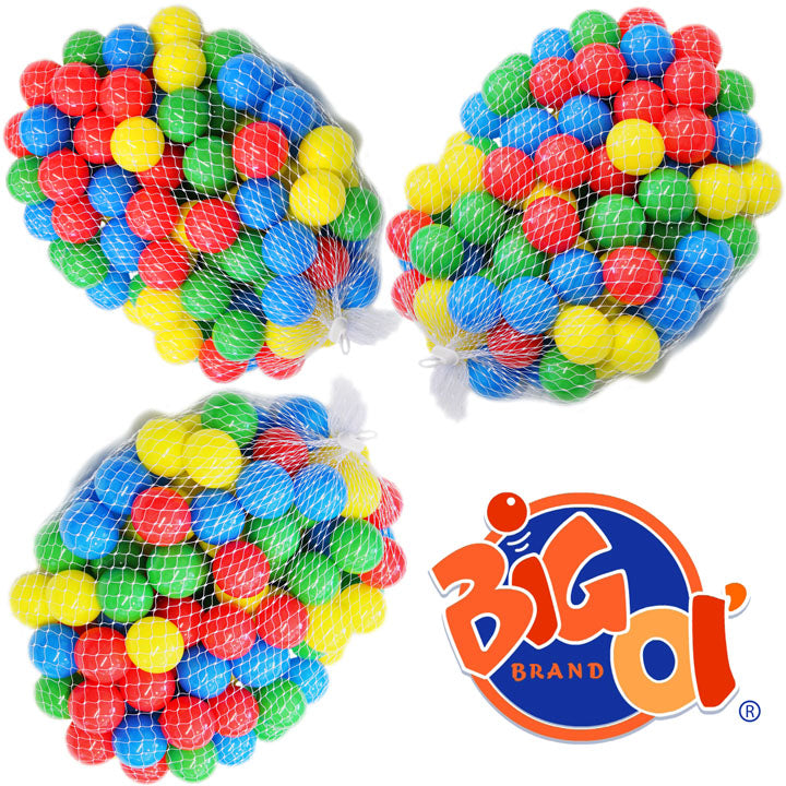 Big Ol' 300 Pk Big Ol' Ball Toyz 5.5 cm Soft Touch Fun Ball Pit Balls Phthalate Free