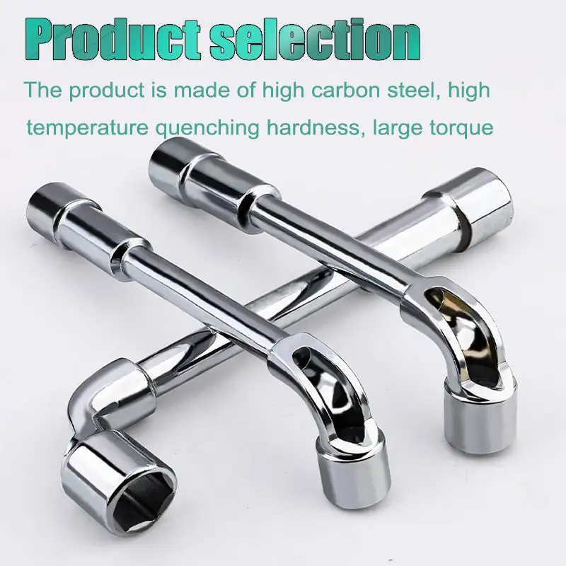 Hardware Tool Perforation Wrench L-Shaped Elbow Socket Wrench 7-Shaped