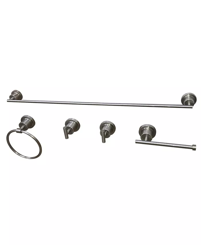 Kingston Brass Modern Concord 5-Pc. Bathroom Accessory Set in Brushed Nickel