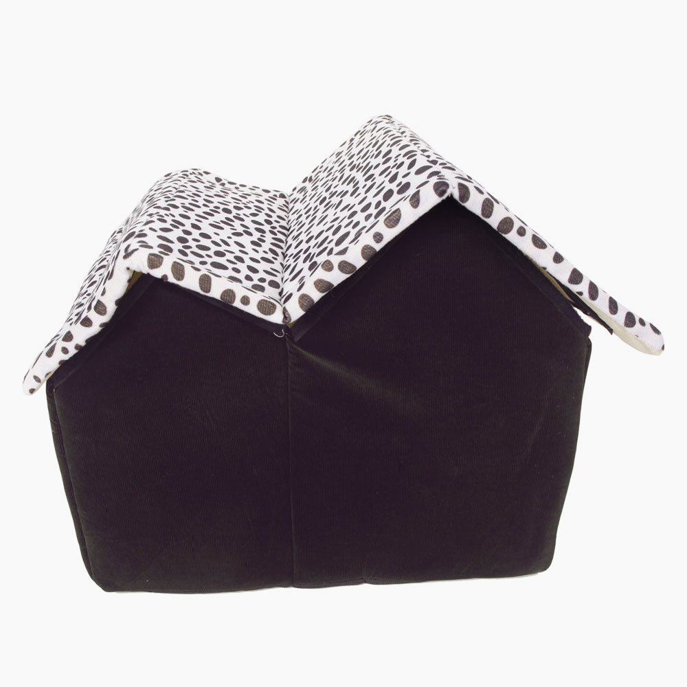 Dog House Warm Dog Beds for Small Pets Cats Rabbit Removable Cover Mat Home Shaped Pet Kennel Cave