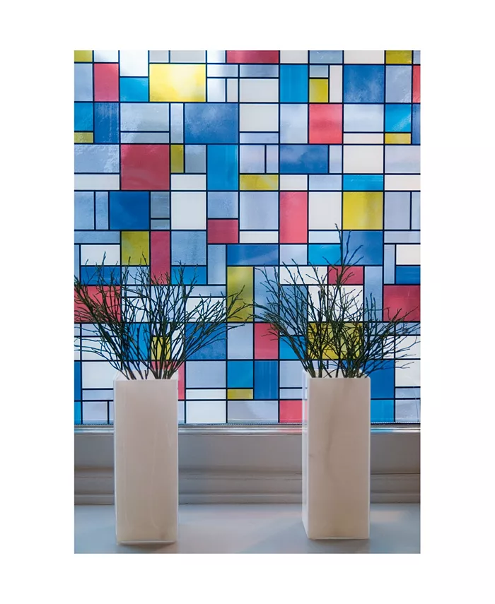 Brewster Home Fashions Mondrian Window Film Set Of 2