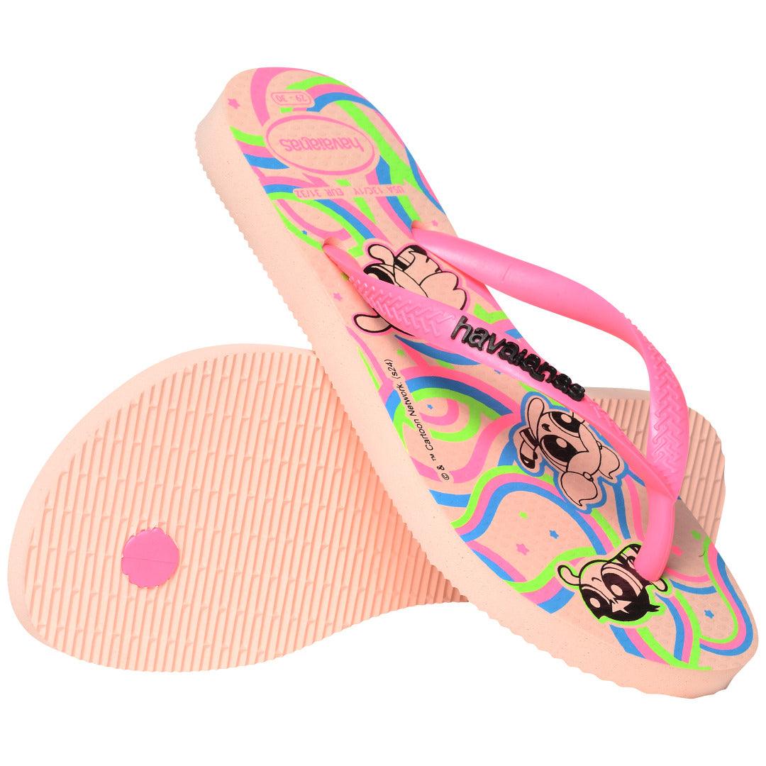 Chinelo Havaianas Infantil Slim Meninas Super Poderosas
