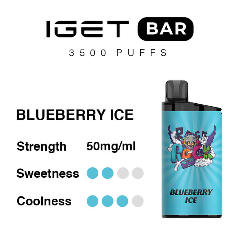 IGET Bar - Blueberry Ice (3500 Puffs)