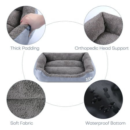 Dog Beds for Large Dogs Clearance， Orthopedic Dog Bed，Washable Large Dog Bed， Waterproof Non-Slip Bottom for Jumbo Large Medium Small Puppy Dogs Cats Cozy Sleeping Pet Bed
