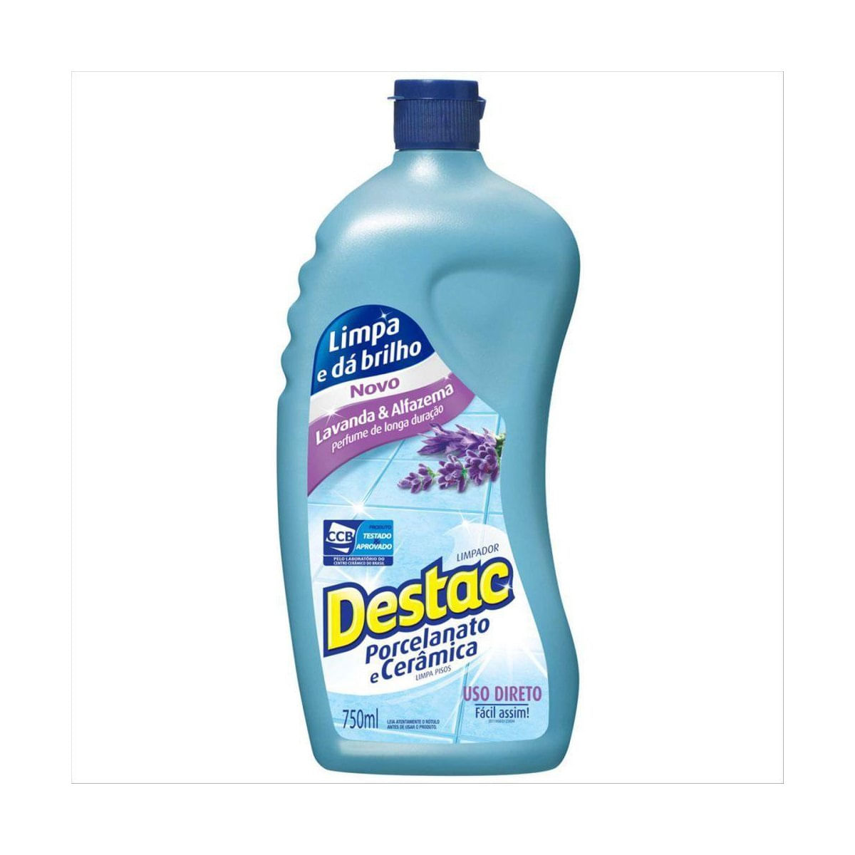 Limpa Piso Destac para Pisos Porcelanato Ceramica Lavanda e Alfazema 750ml