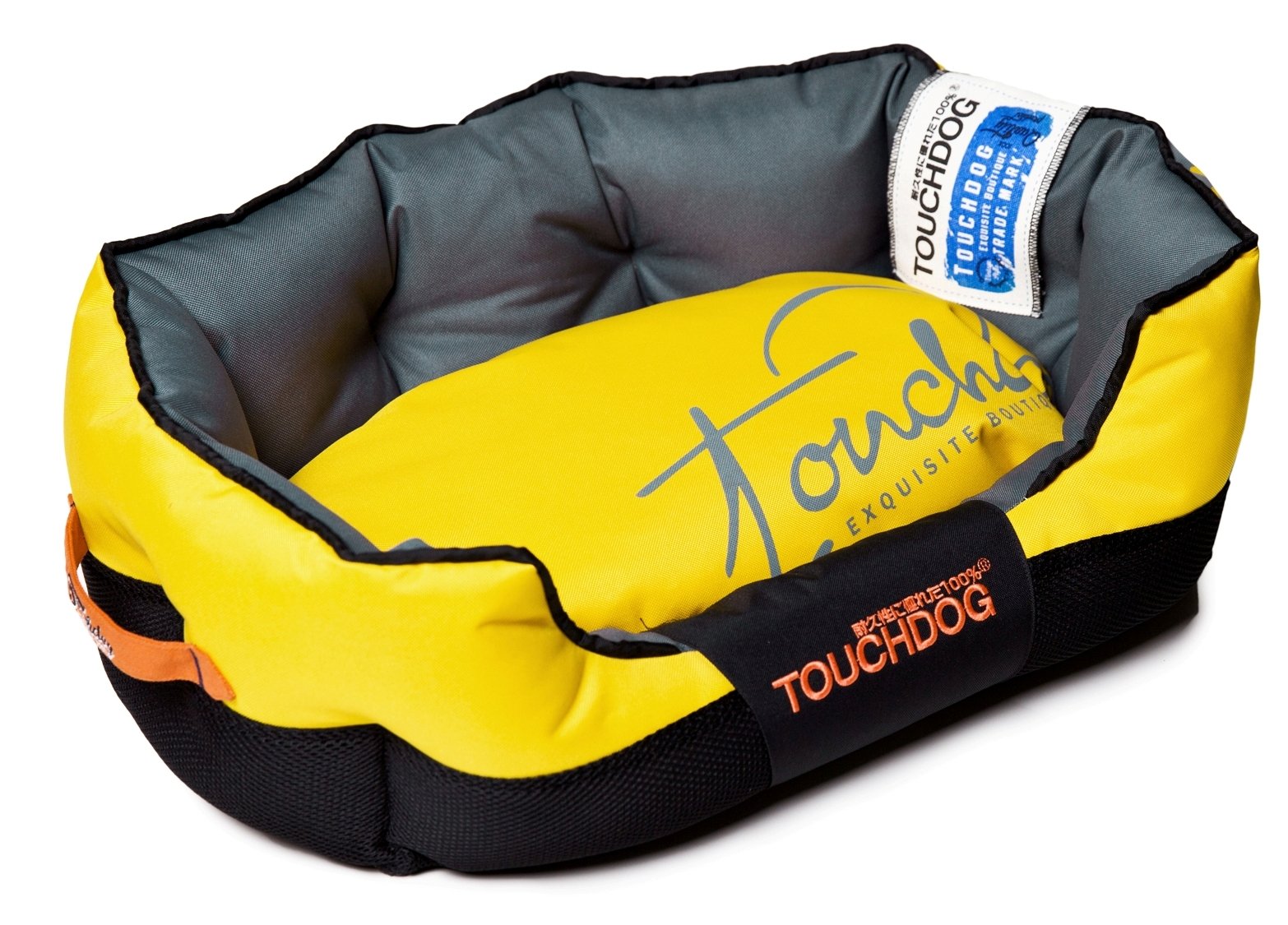 Pet Life PB38YLMD Toughdog Performance-Max Sporty Comfort Cushioned Dog Bed- Medium