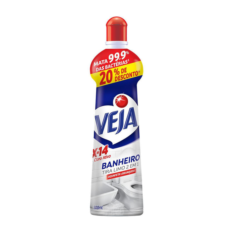 Tira Limo Veja Banheiro X14 500ml Oferta