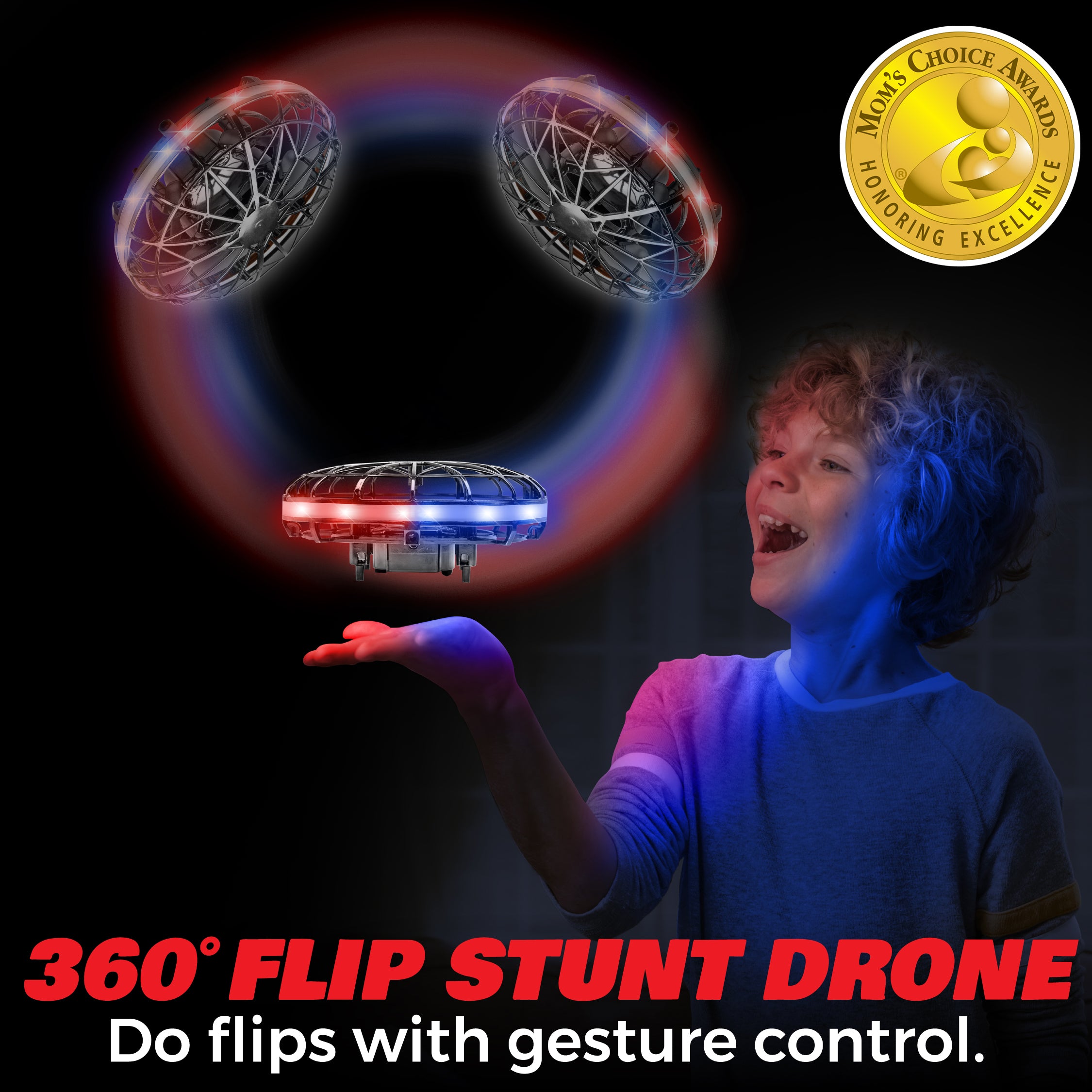 Force1 Scoot Mini UFO Drone | Aerial Mini Drone Hand Controlled Indoor Flying Hover Ball with LED Lights (Unisex)
