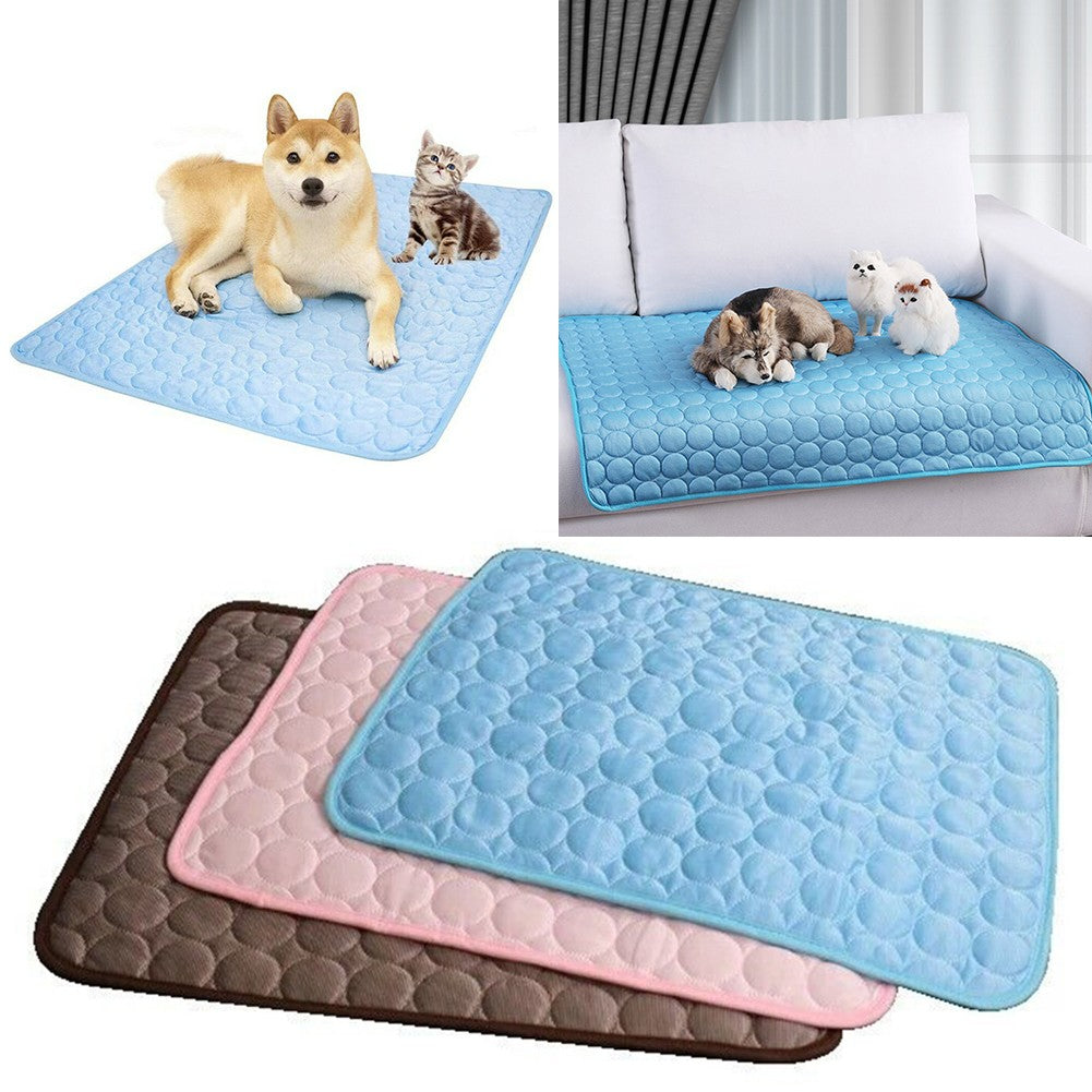Yannee Cooling Summer Pad for Pet Dogs and Cats，Gray