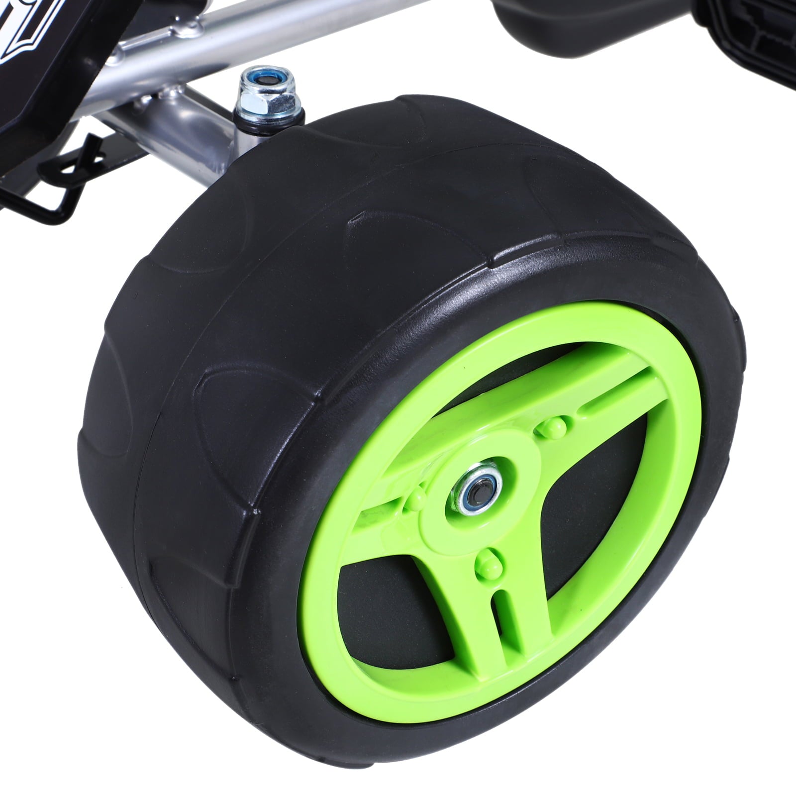 Pedal Go Karting Cart Kart Car Toy for Toddler Children Boys and Girls Green