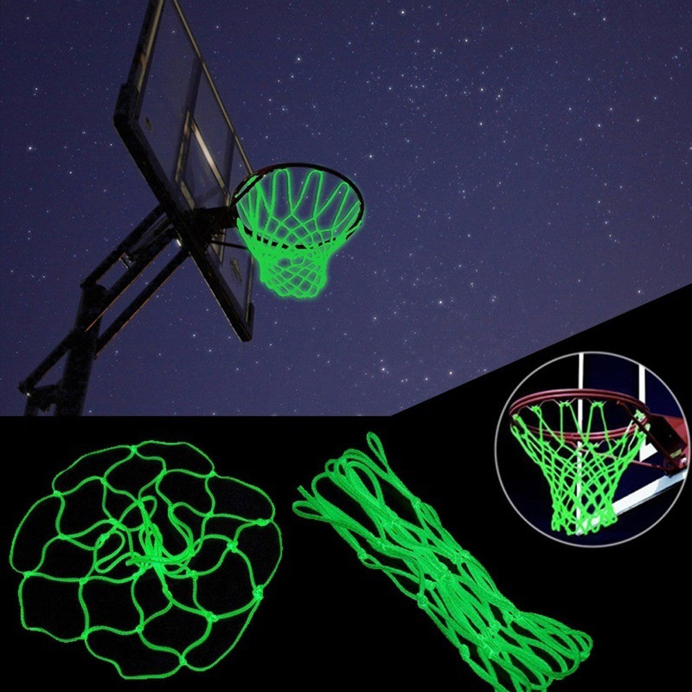 Sehao Visible At Night Luminous Basketball Net Outdoor Sports Accessories Sporting WH Nylon Outdoor Toys White