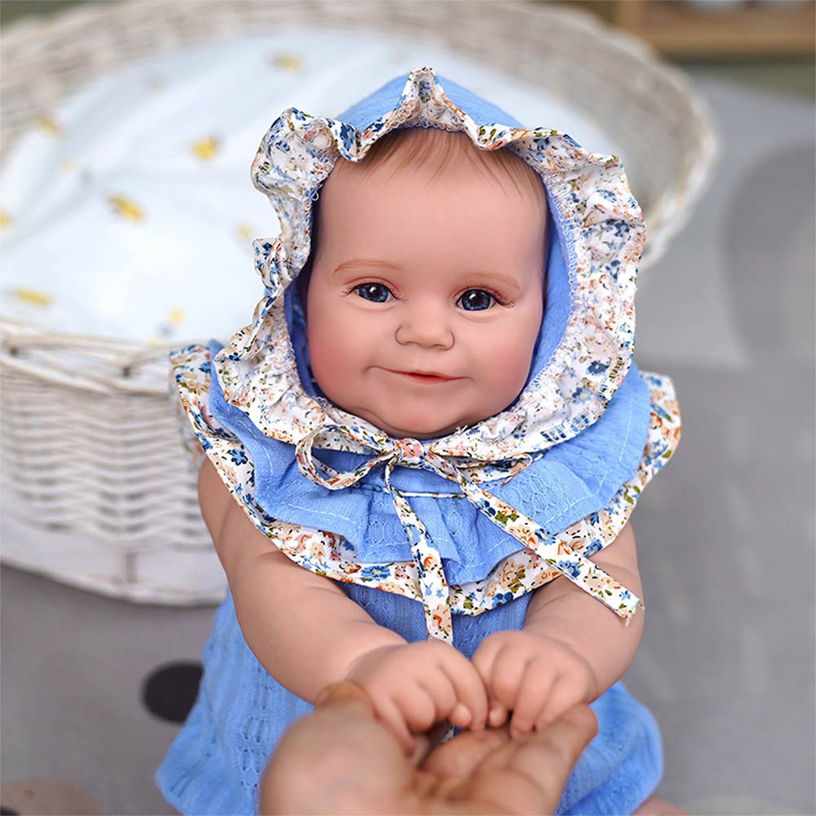 JIZHI Lifelike Reborn Baby Dolls 20 inch Baby Soft Body Realistic Newborn Baby Dolls Real Life Baby Dolls with Gift Box for Kids Age 3 +