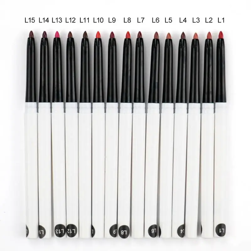 Retractable Waterproof  Creamy Lip Liner High Pigmented