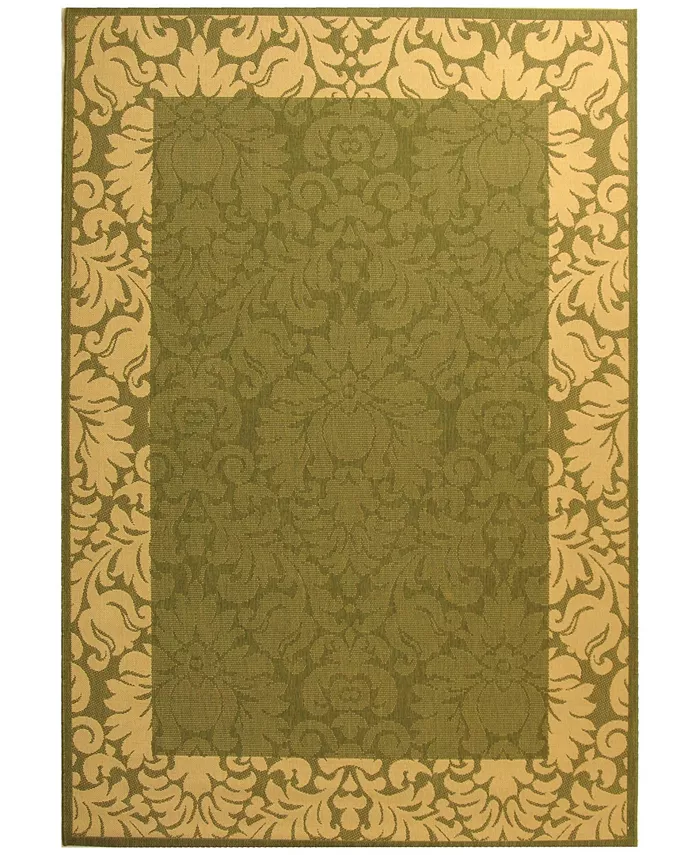 Safavieh Courtyard Olive and Natural 6'7