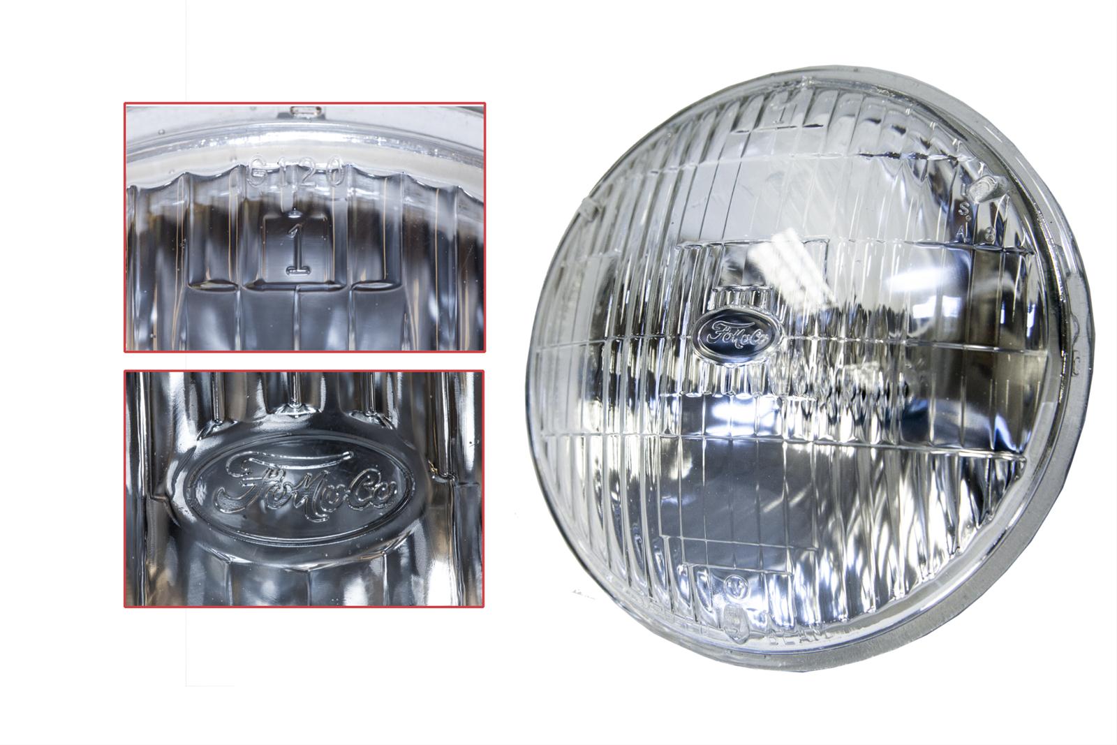 Scott Drake B8AZ-13007-B Scott Drake Halogen Sealed Beam Headlamps