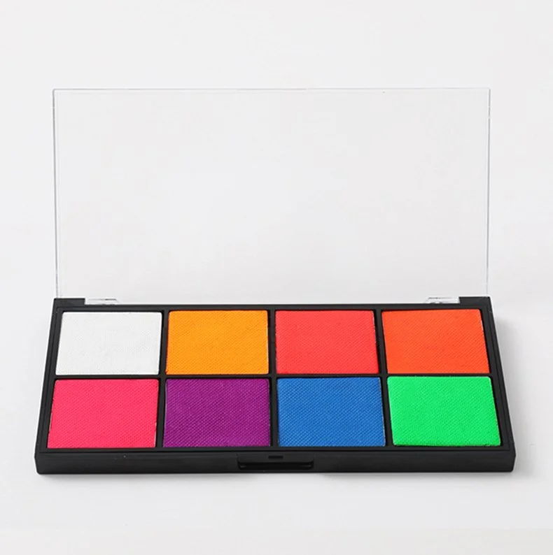Custom Private Label Eyeliner Water Activated Liner UV Face Body Paint Palette