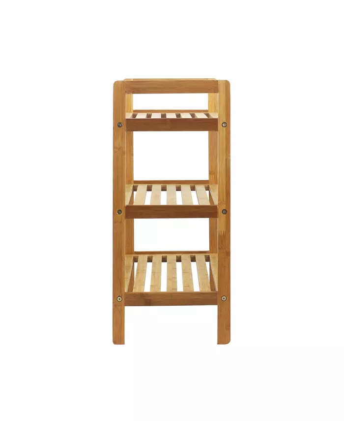 Oceanstar 3-Tier Bamboo Shoe Rack