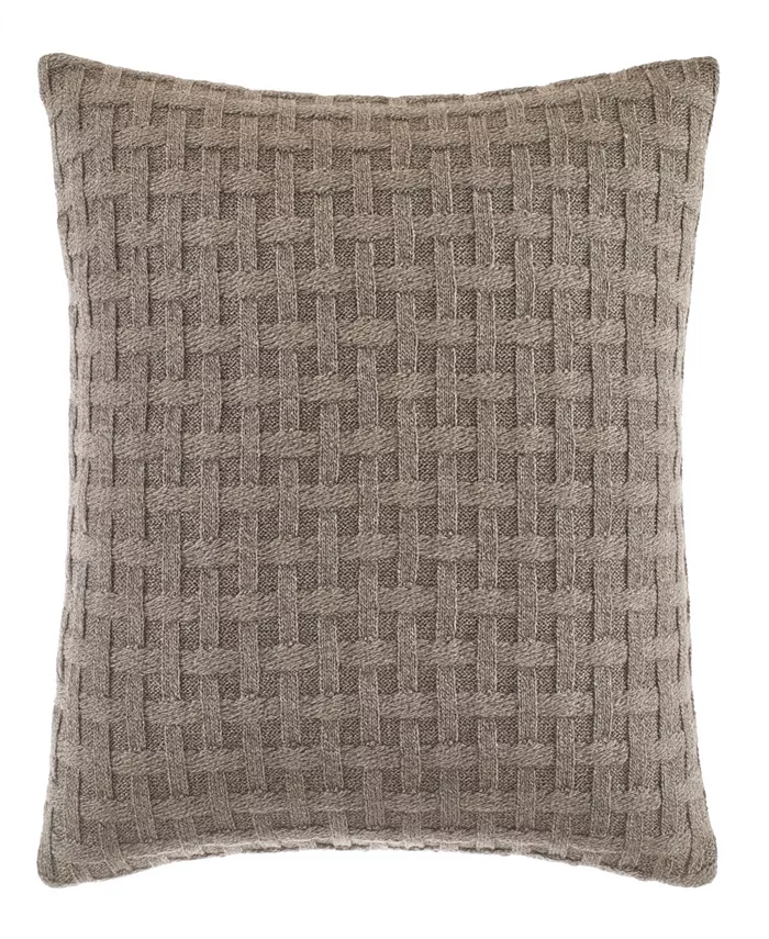 Nautica Saybrook Knit Yarn Dye Cotton Decorative Pillow， 16