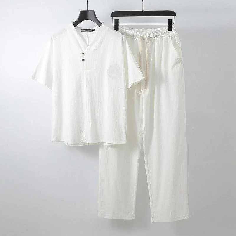 Conjunto Plus Size de Algodão e Linho - Life Plus / Descubra a Perfeita Combinação de Conforto e Sofisticação!