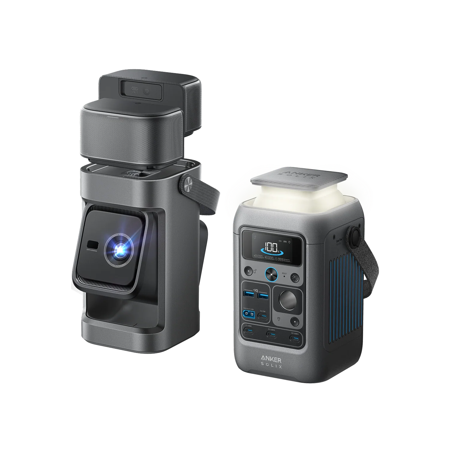 Soundcore Nebula P1 | Primeiro Projetor Portátil do Mundo com Alto-falantes Destacáveis