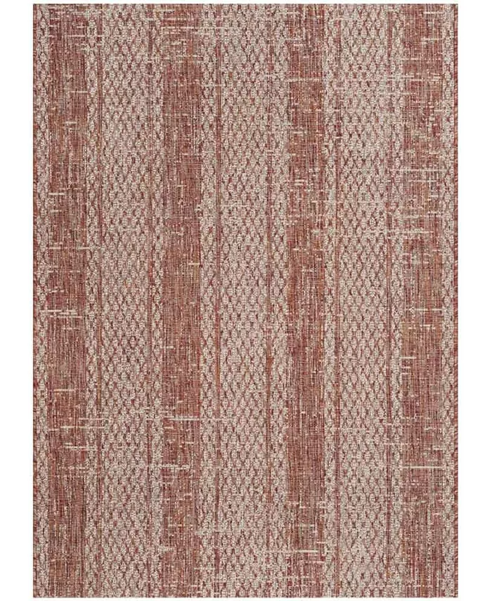 Safavieh Courtyard Light Beige and Terracotta 5'3