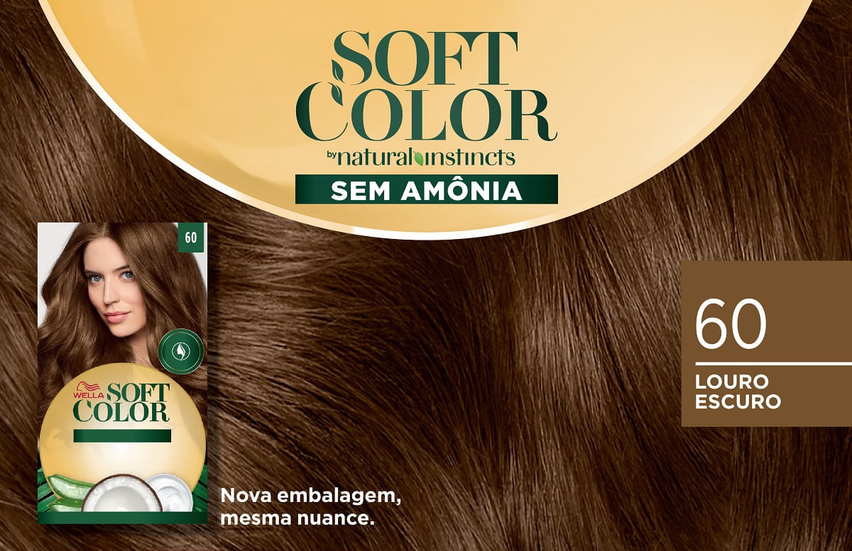 Tonalizante Wella Soft Color 60 Louro Escuro