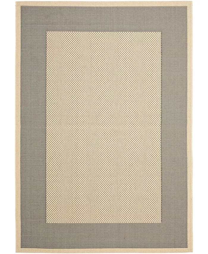 Safavieh Courtyard Gray and Cream 6'7