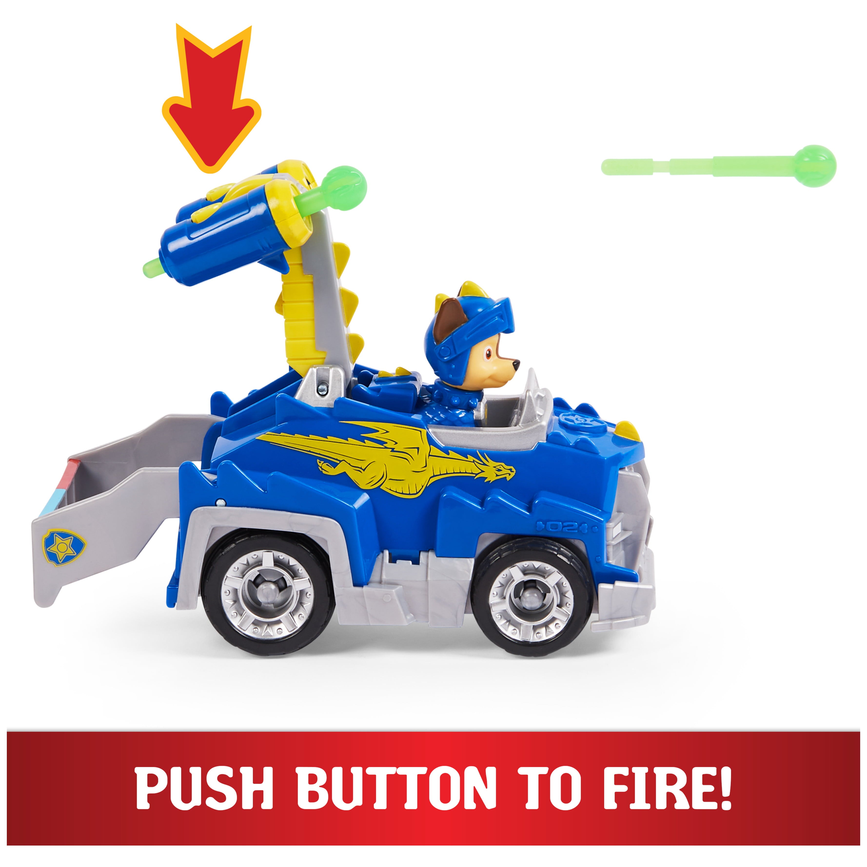 PAW Patrol: Rescue Knights - Transforming Car with Chase Action Figure