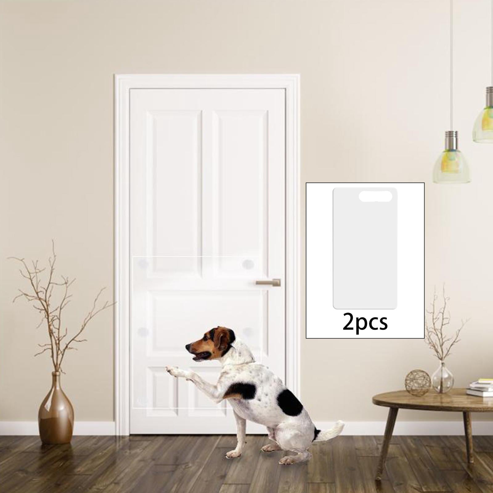 Dog Scratch Door Protector， for Pets to ， Right Door 83x55cm