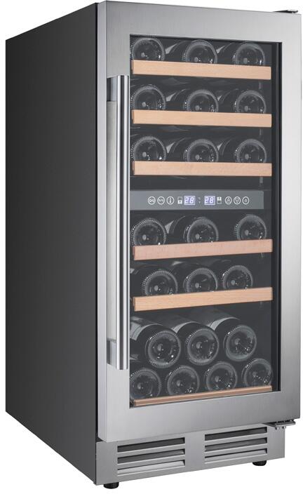 Avanti WCF282E3SD Designer Series 15 Inch Stainless Steel Wine Cooler