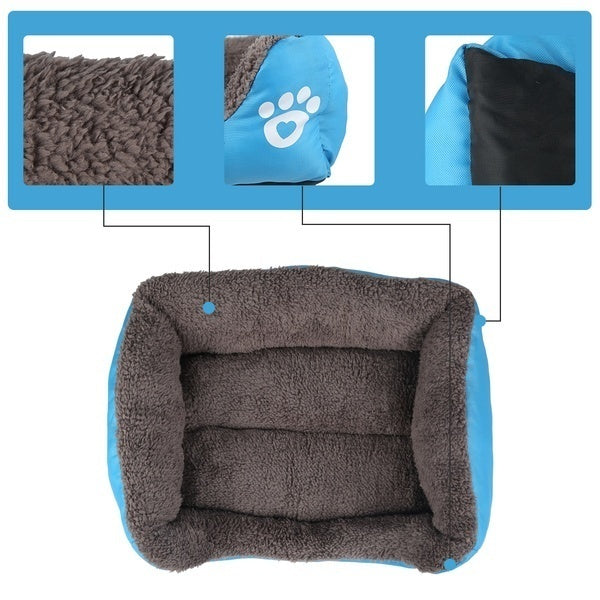 Everso Square Cotton Nest Moisture-Proof Dirty-Proof Warm Dog Kennel Pad