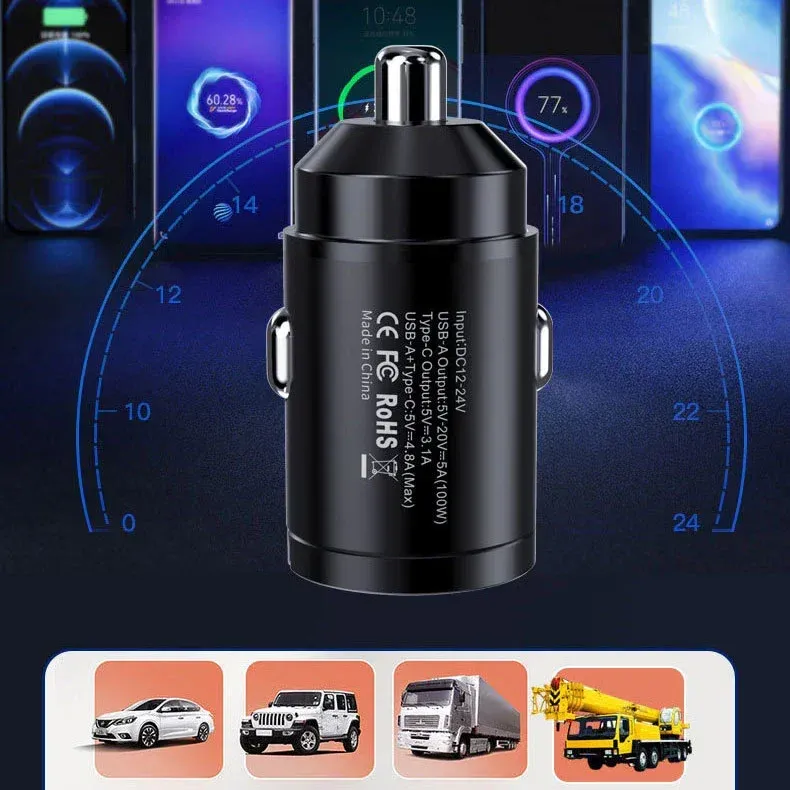 🔥 BIG SALE - 48% OFF🔥Multi Compatible 100W Fast Charging Car Cha