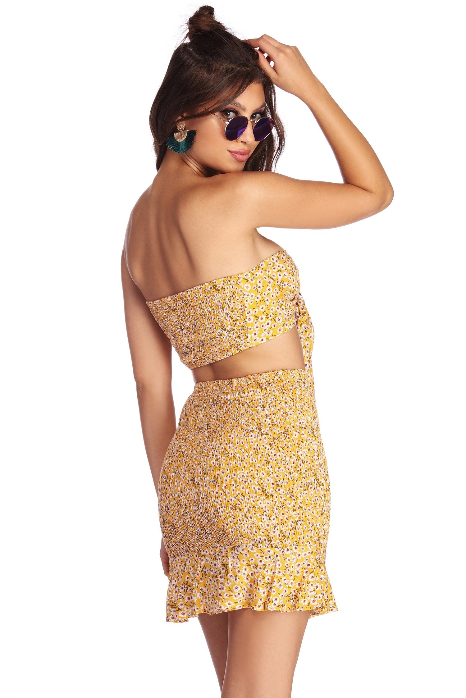 Flaunt It Floral Crop Top