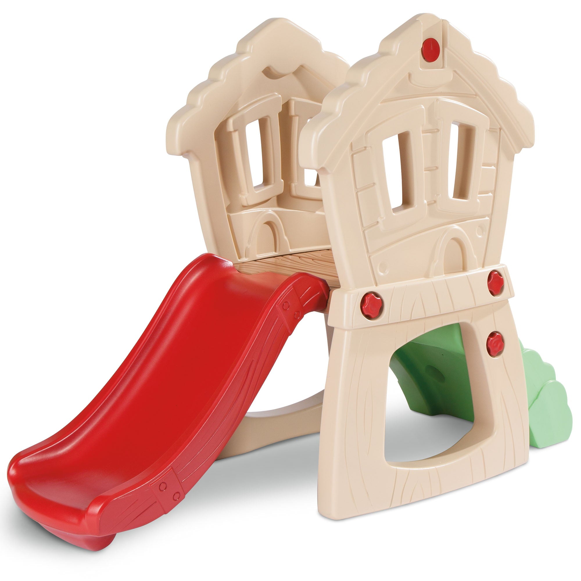 Hide and Seek Climber， Indoor Outdoor Slide and Climbing Playset for Kids Ages 2-5