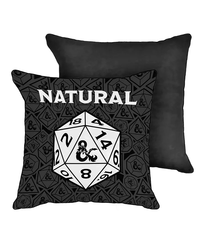 Dungeons Dragons Natural 20 Pillow Cover， 15