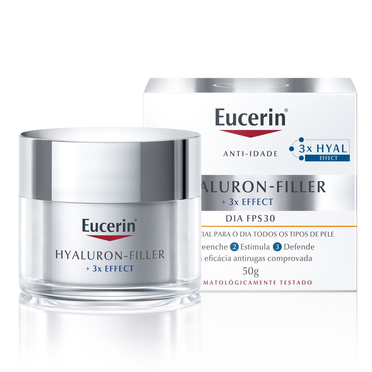 Creme Dia Antirrugas FPS 30 Eucerin Hy-fi 3x Effect 50ml
