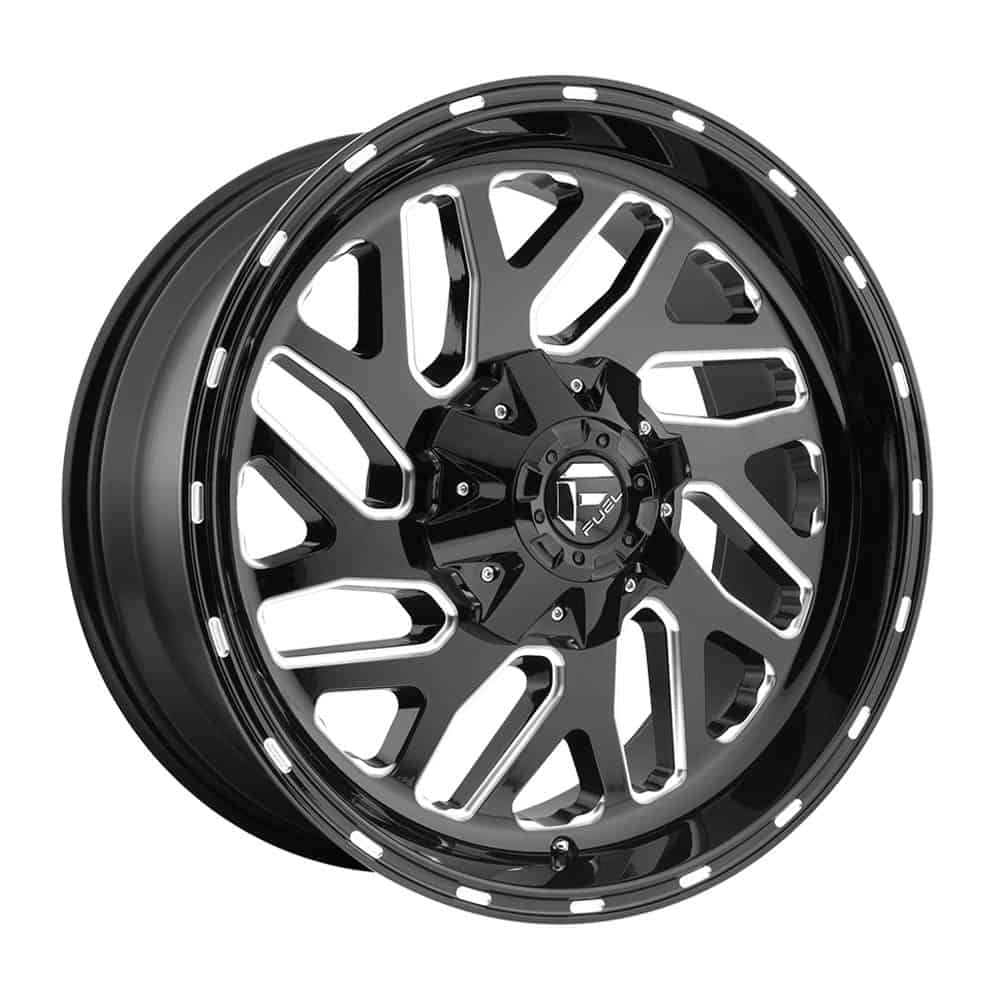 Fuel 1PC D581 TRITON D581 18X9 8X6.5 GL-BLK-MIL -12MM