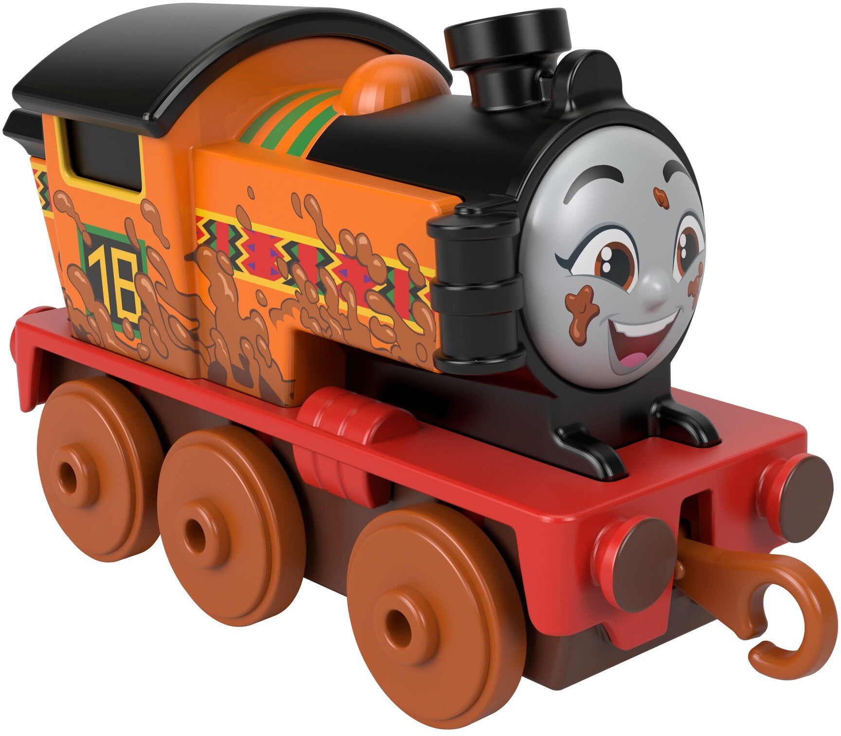 Fisher-Price Thomas and Friends Mud Run Nia Push-Along Engine