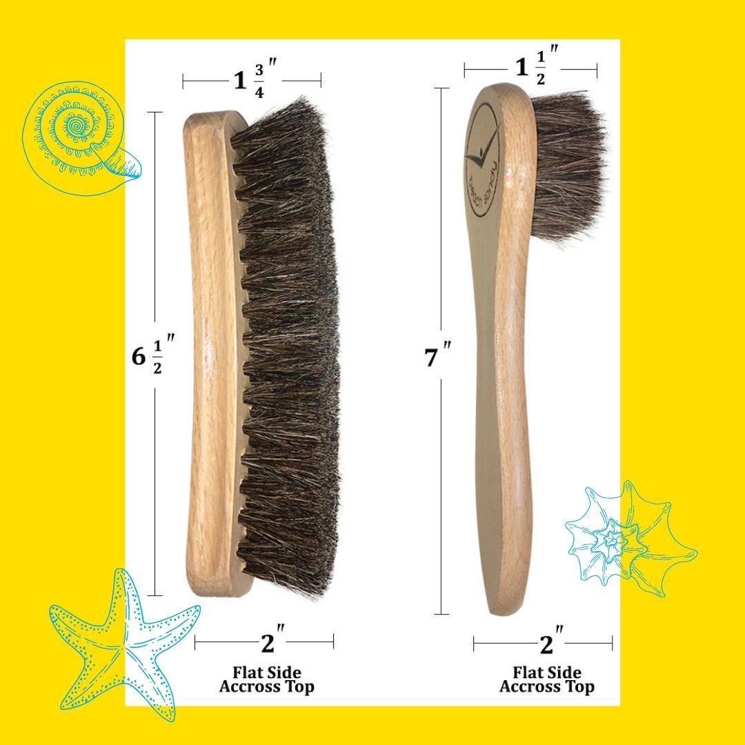 Beach Sandy - Set of 2 Sand Remover for Beach, Sand Brush for Beach Feet - Eco Friendly
